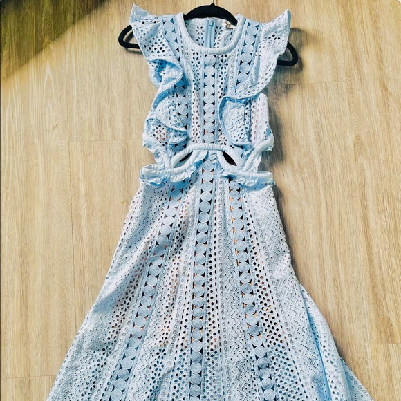 ‼️SOLD VIA EMT‼️ Self-Portrait Midi Azalea dress - Picture 4 of 7